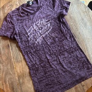 Hollywood, California Ladies Harley Davidson t shirt size large